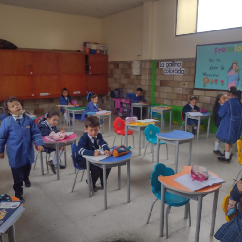 mesa circular primaria